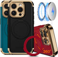 COOLQO iPhone 14 Pro Case 6.1ft - 360 Spin Magnetic Stand