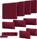 9Pcs Outdoor Chair Cushions Covers Waterproof for Patio Set