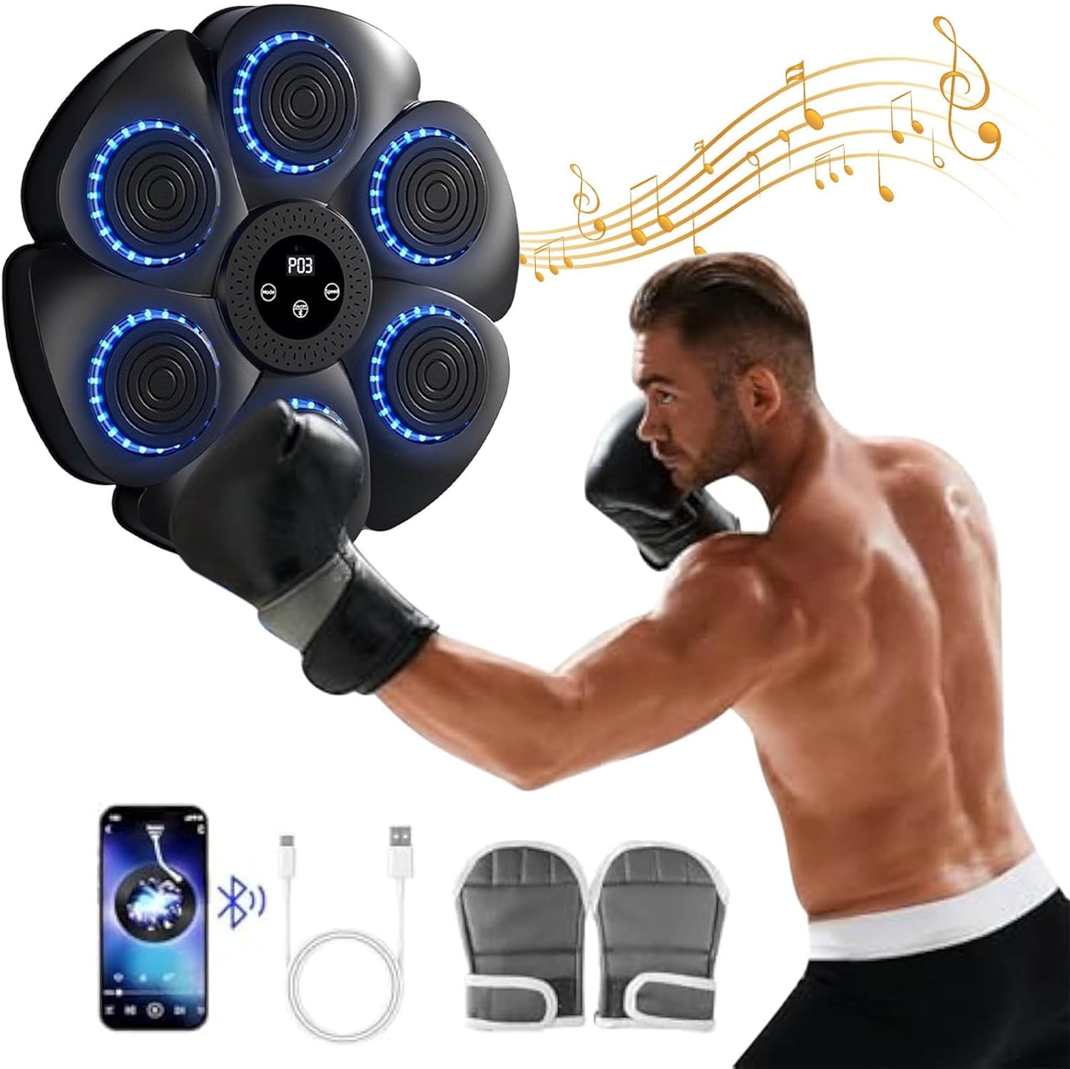 Bluetooth Music Boxing Trainer for All Ages