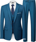 Professional YND Men's 3 Piece Suit Set with Tie for Business Wear