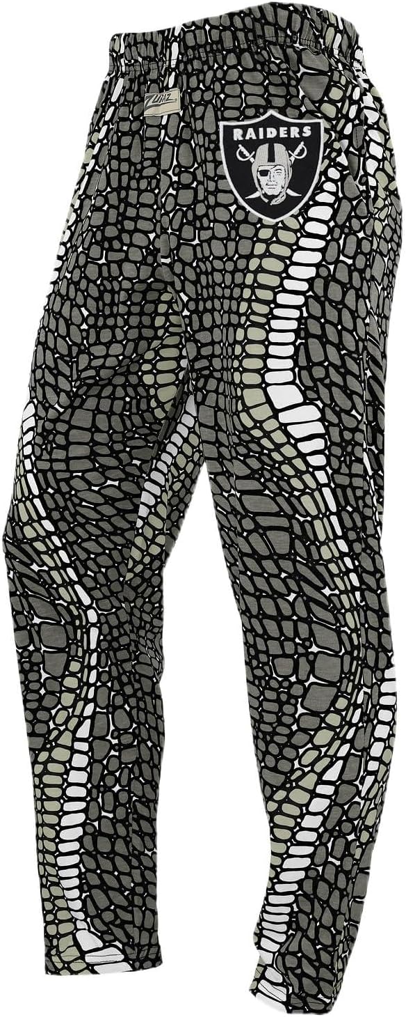 Zubaz NFL Z88 Team Logo Pants for Game Day and Lounge Wear