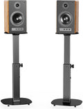 Universal Speaker Stands for Bookshelf & Satellite Speakers - Height