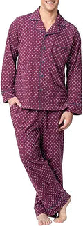 PajamaGram Pajamas For Men - Classic 100% Cotton PJ Set