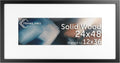 Frame Amo 24x48 Solid Wood Poster Frame Black - Gallery Grade