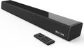 Bestisan Soundbar 28in 80W with HDMI-ARC and Bluetooth 5.0 - Clear