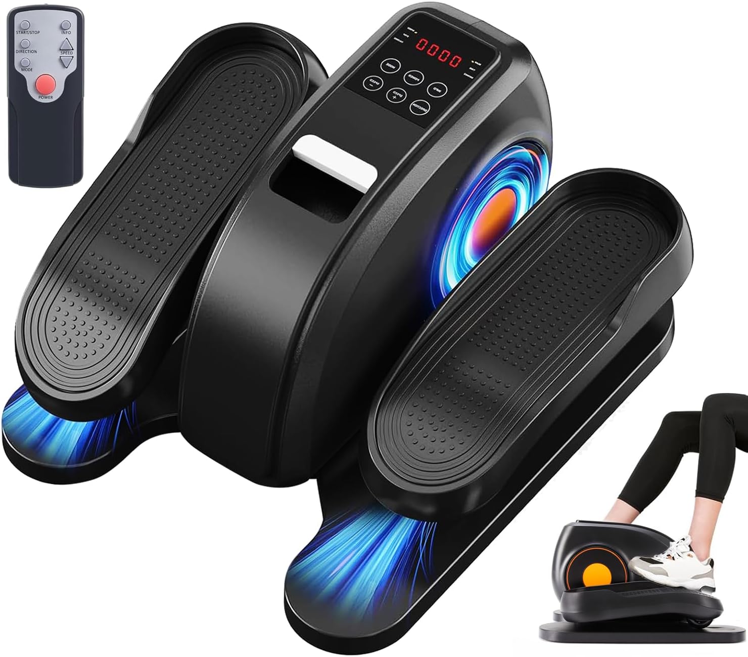 Compact & Quiet Under Desk Elliptical for Seniors