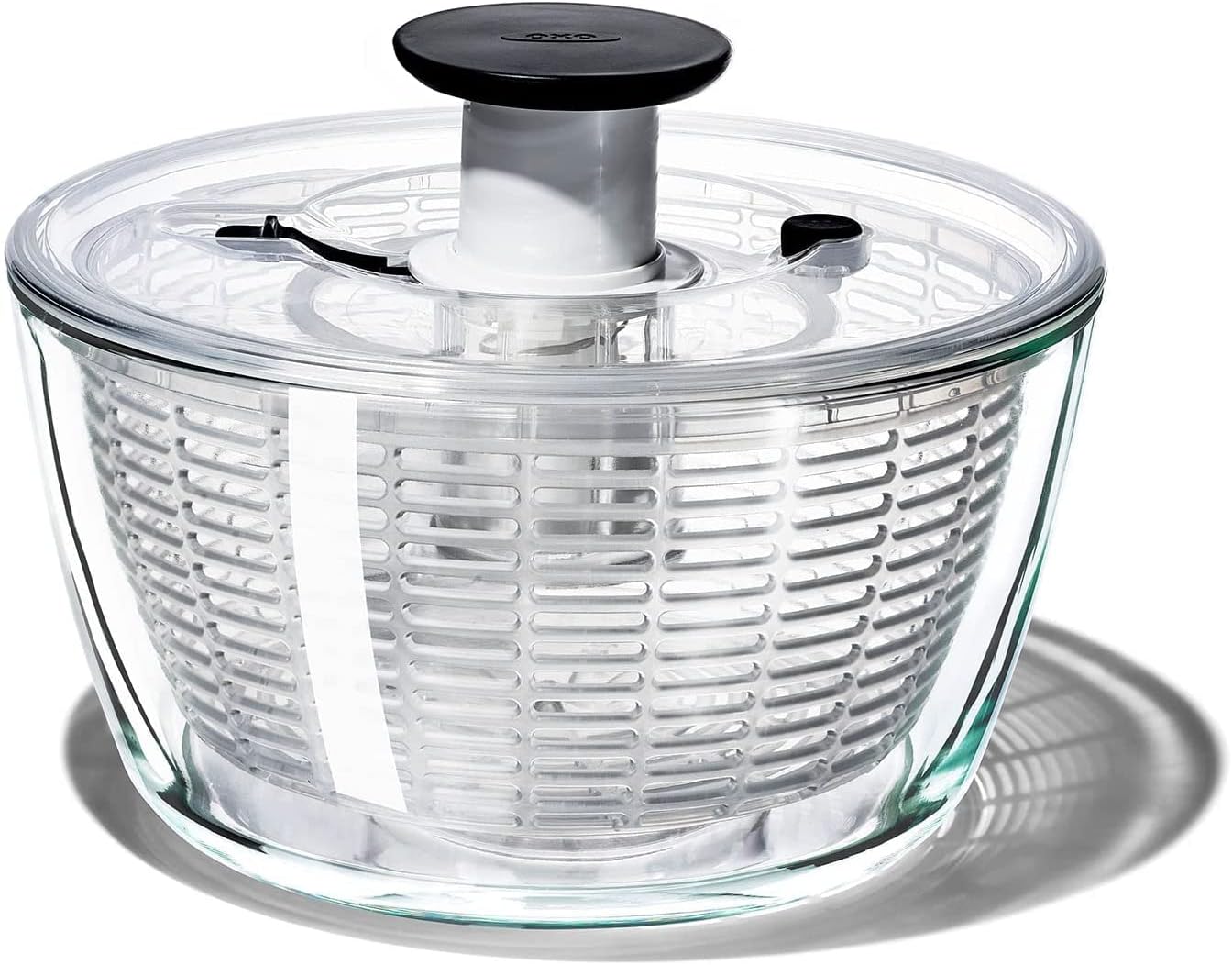 OXO Good Grips Large Glass Salad Spinner for Effortless Washing