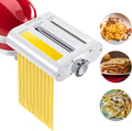 Pasta Maker Attachment for KitchenAid Stand Mixers - 3-in-1 Roller
