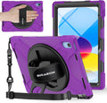 Shockproof Case for iPad 11th/10th Gen - Rugged 360 Stand