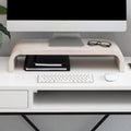 Monitor Stand Riser Desk Organizer - Ergonomic Wood Laptop Riser