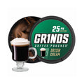 Grinds Coffee Pouches | Irish Cream Flavor | Tobacco-Free, Nicotine-Free