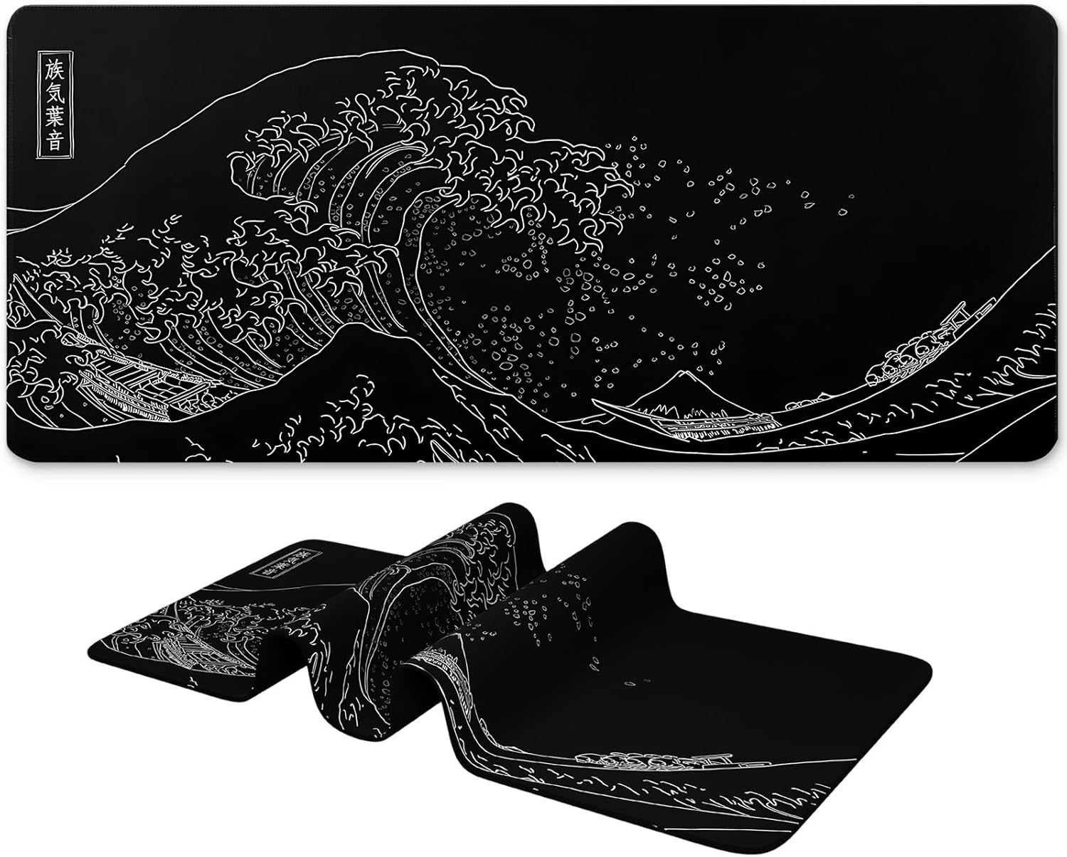 BLITZPAW XL Mouse Pad | Extended Size for Seamless Gaming | Non-Slip Base & Stitched Edges