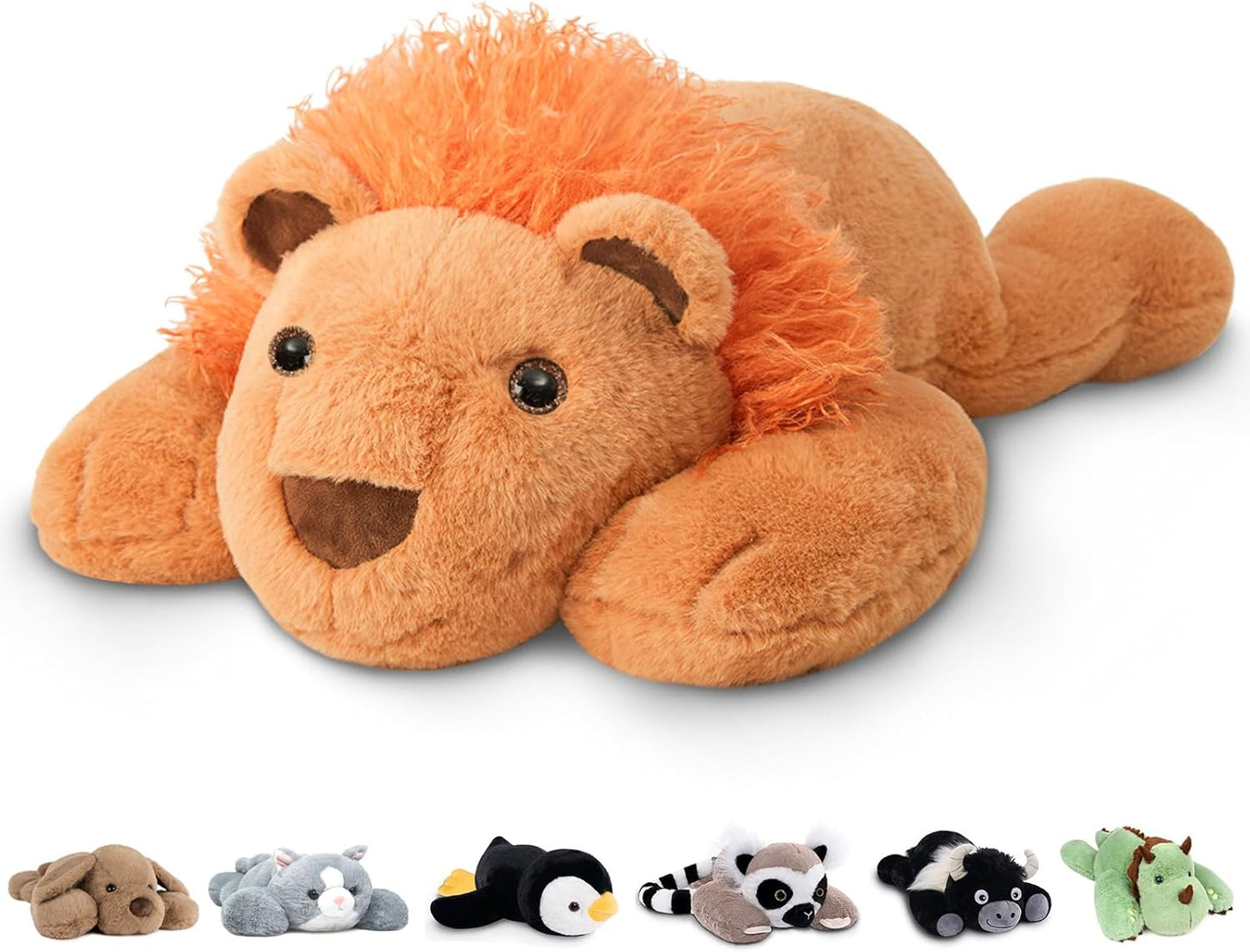 Niuniu Daddy 20in Weighted Lion Plush Toy for All Ages