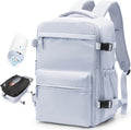 Vacuum Travel Backpack with Pump for Women - Grey Flight-Ready Pack