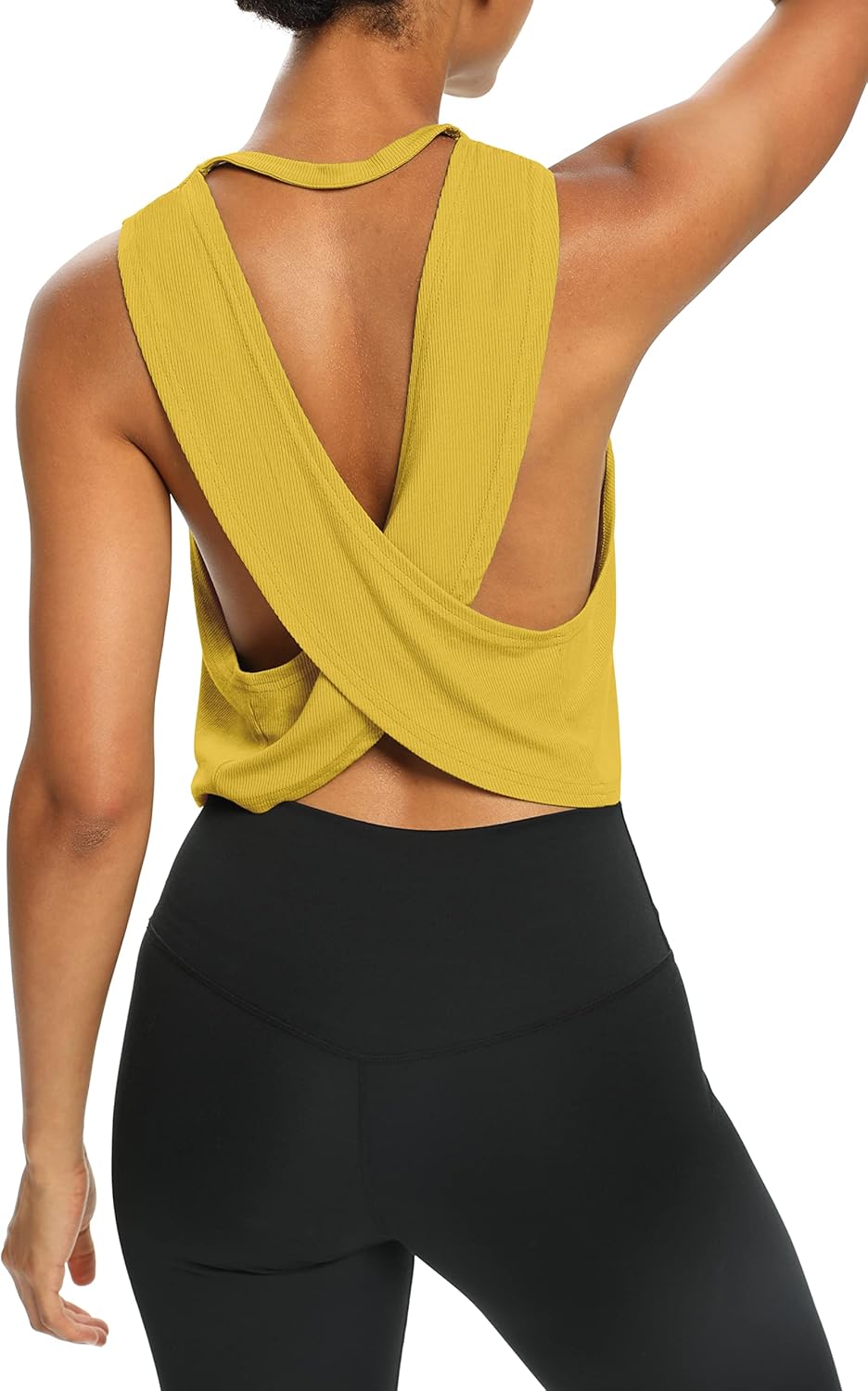 Bestisun Open Back Yoga Tank - Stylish Workout Essential