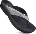 Slip On Recovery Flip Flops for Women - Arch Support Relief Women's