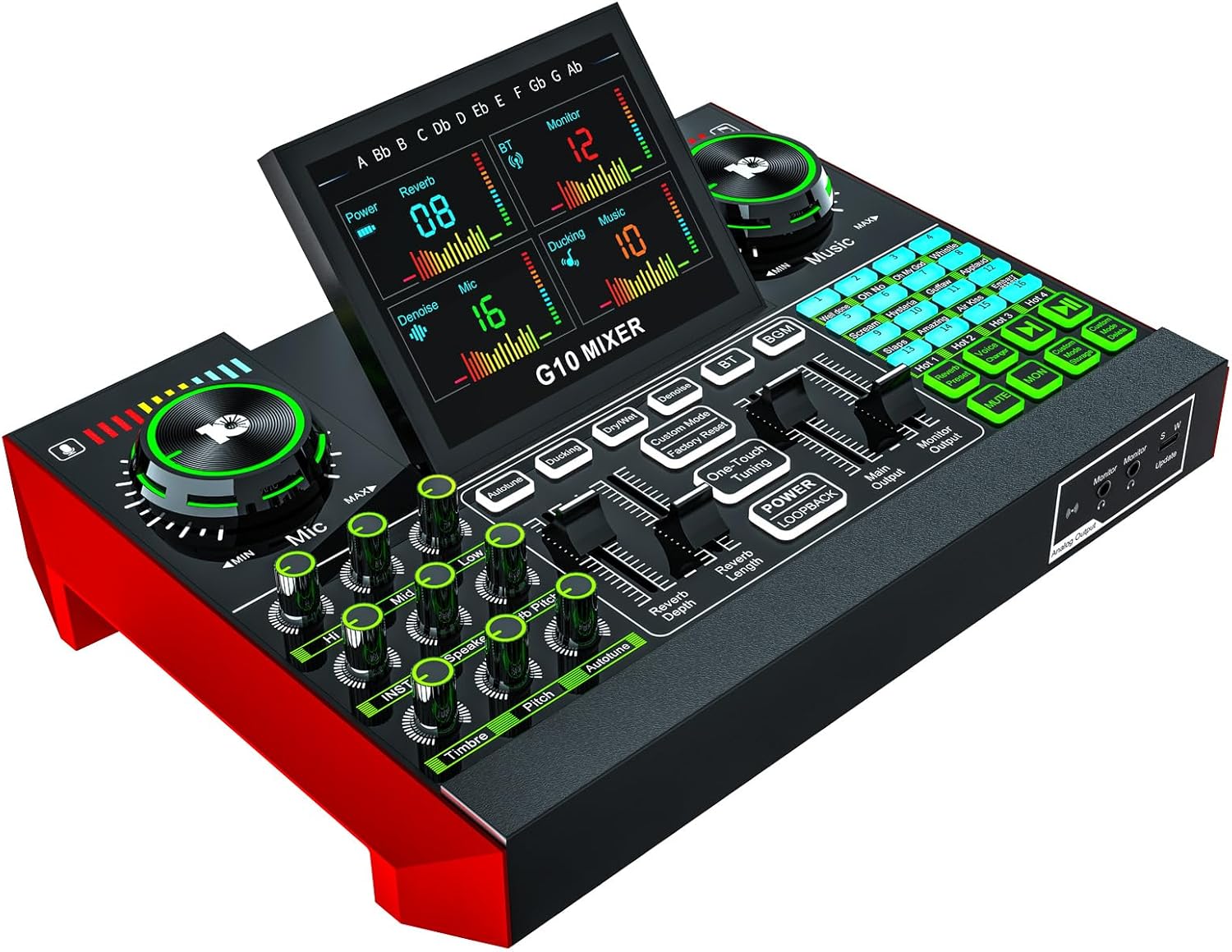 G10 Gaming Audio Mixer for Streaming and Podcasting Needs