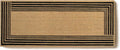 Entryways Borderline Doormat 24in x 60in - Wide Natural Coir Mat