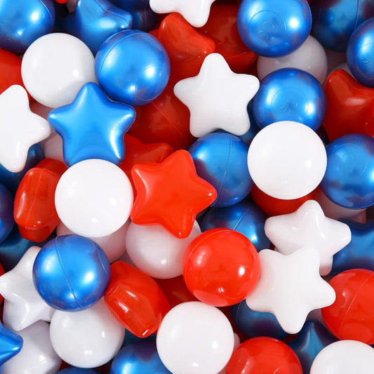 Star Ball Pit Balls for Toddlers - Safe and Colorful Fun