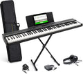 Alesis 88 Key Keyboard Piano with 480 Sounds - Beginner Bundle