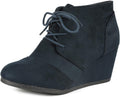 DREAM PAIRS Women's Fashionable Wedge Boots for Stylish Comfort
