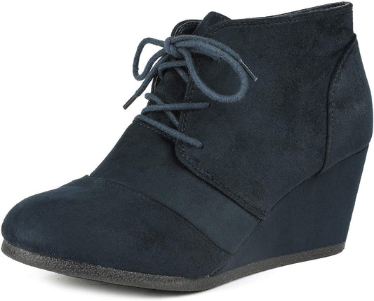 DREAM PAIRS Women's Wedge Boots for Stylish Fall Fashion