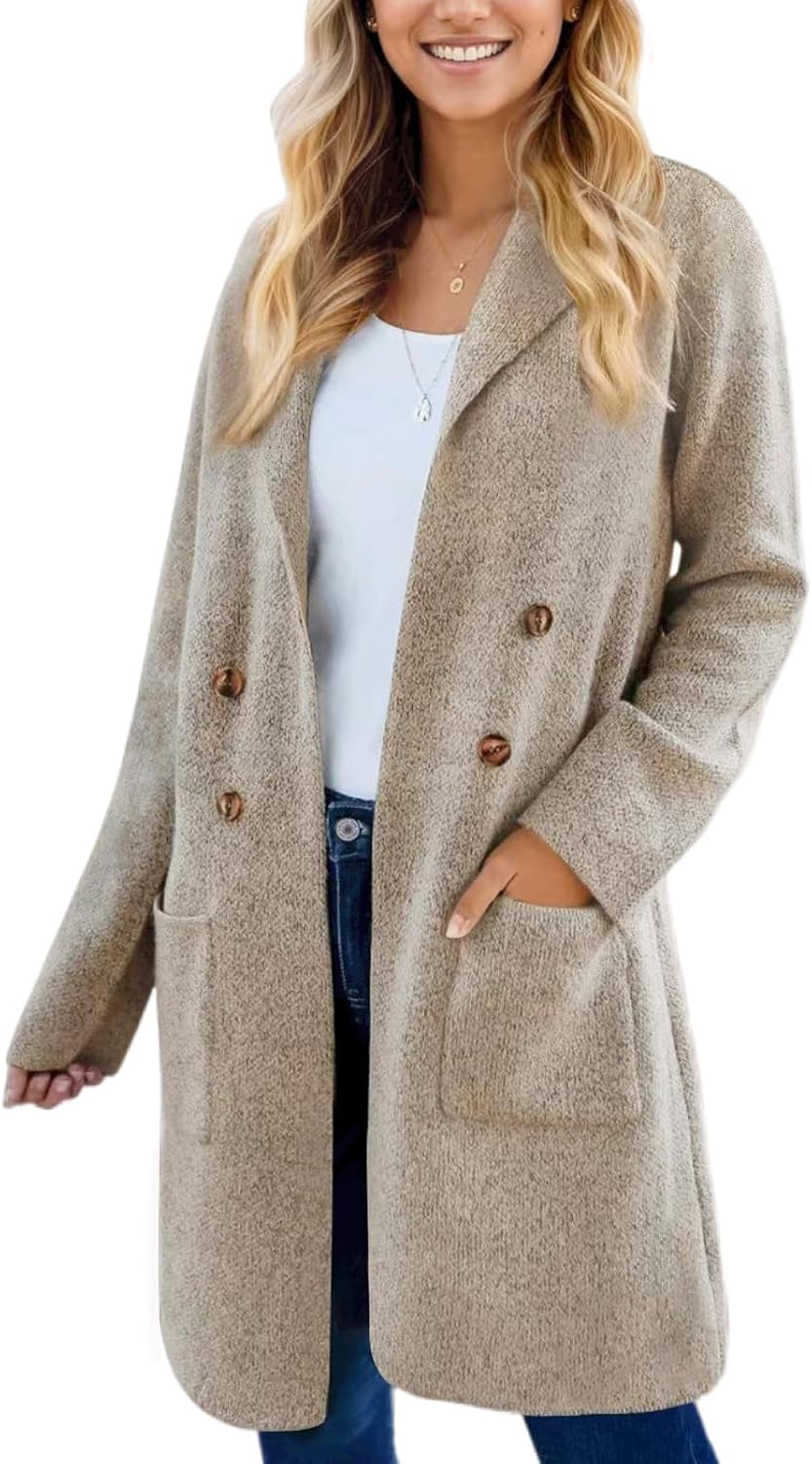 VIMPUNEC Fall Long Cardigan Sweaters for Women - Cozy Style