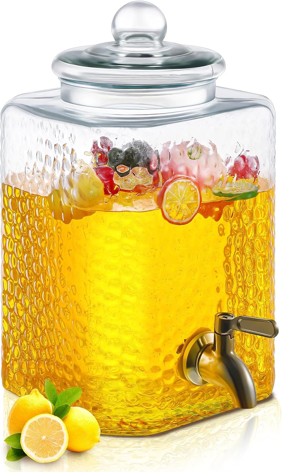 2.5 Gallon Glass Water Dispenser with Stainless Steel Spigot