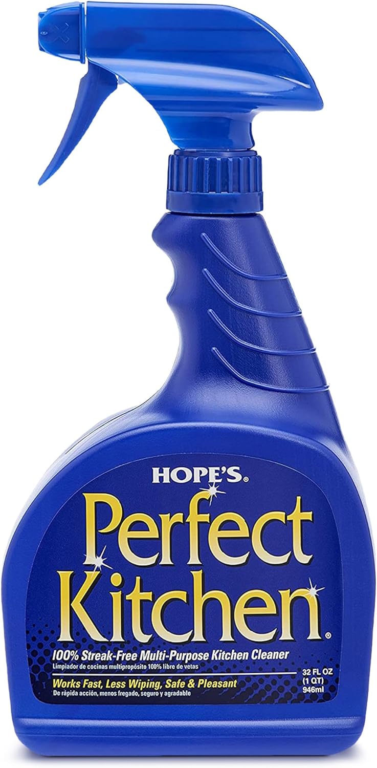 HOPE'S 32 Oz No-Residue Kitchen Cleaner - All Purpose Multisurface Spray
