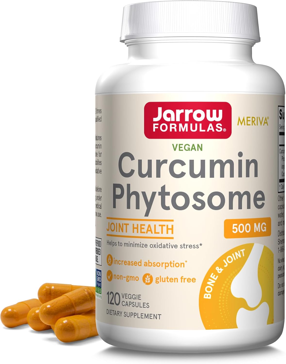 Jarrow Formulas Curcumin Phytosome 500 mg for Joint Health