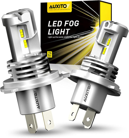AUXITO H4 9003 LED Bulbs - 600% Brighter Dual Beam Lights