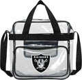 FOCO NFL Team Logo Clear See Through Stadium Messenger Bag - Team