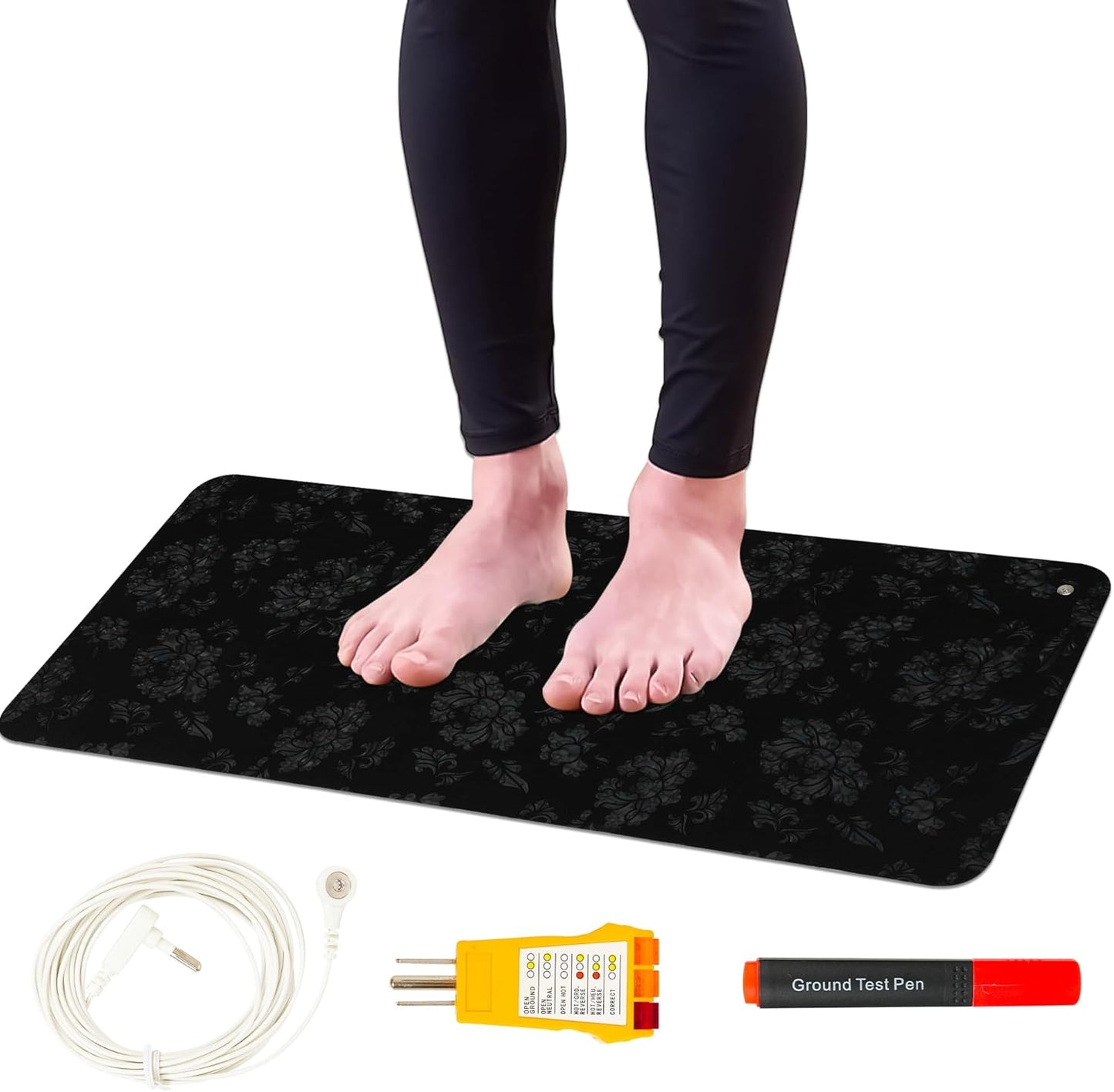Grounding Mat for Feet and Chair | Pain Relief and Wellness