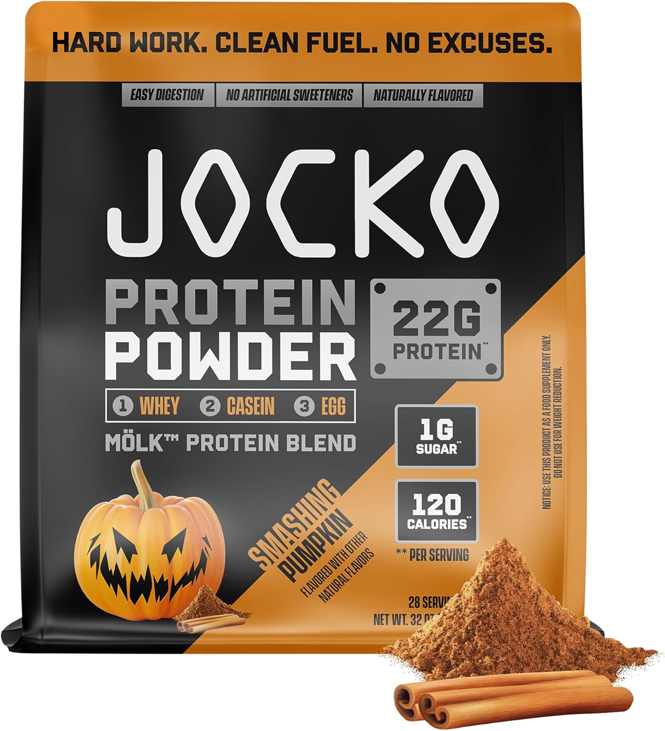 Jocko Molk Whey Protein Powder - Supports Muscle Recovery