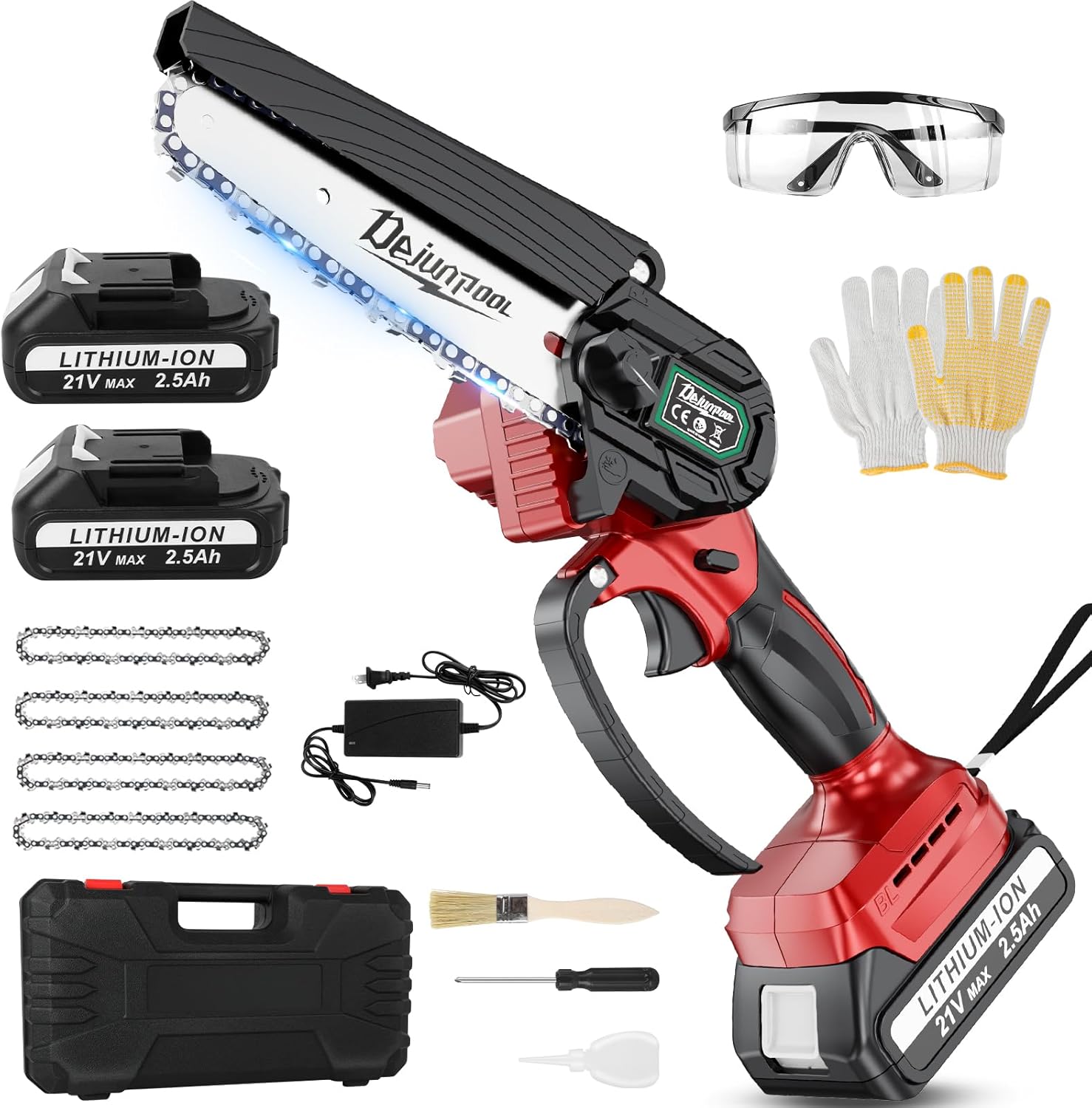 Mini Electric Chainsaw Cordless Brushless for Easy Pruning Tasks