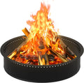 OUSHENG Smokeless Fire Pit Ring 45 in - Low Smoke Outdoor Bonfire
