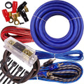 1/0 Gauge Power Amp Kit Up to 6500 Watts - Complete DIY Wiring