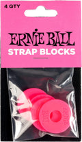 Secure Your Guitar in Style with Pink Ernie Ball Strap Blocks!