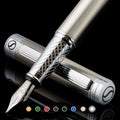 Scriveiner Stainless Steel Fountain Pen - Luxury Writing Tool
