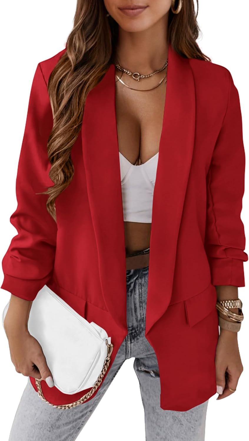 PRETTYGARDEN Womens Casual Blazer for Stylish Office Wear
