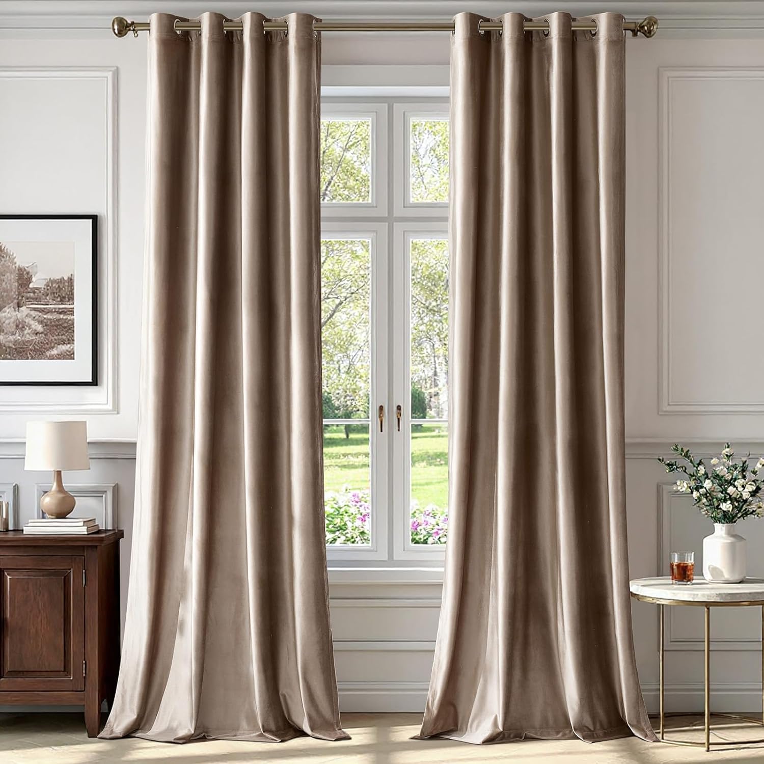 Luxurious Velvet Curtains for Living Room and Bedroom Decor