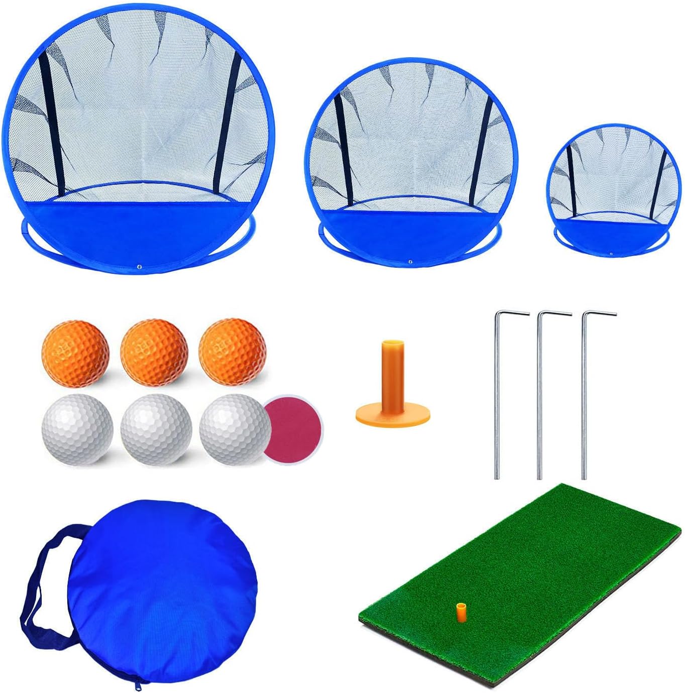 Portable Golf Chipping Net Set - Practice Anywhere! 