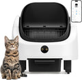 Self Cleaning Litter Box Open Top Design - App Control Safety