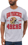 Junk Food Team Helmet NFL Shirt - Soft Retro 49ers Fan Tee