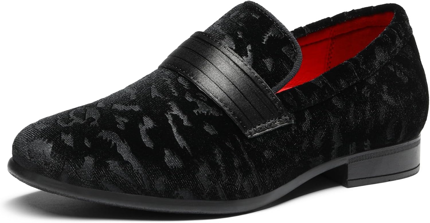 Bruno Marc Boys Dress Shoes Slip-on Loafers for Formal Events