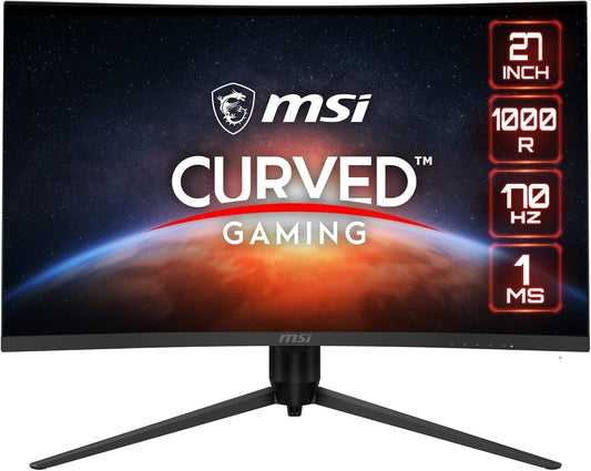 MSI 27 QHD Gaming Monitor, 170Hz FreeSync, Height Adjustable