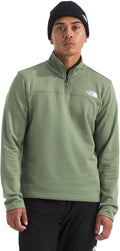 Mens Cedar Trail Grid Fleece Quarter Zip Jacket - Durable Cold Top get