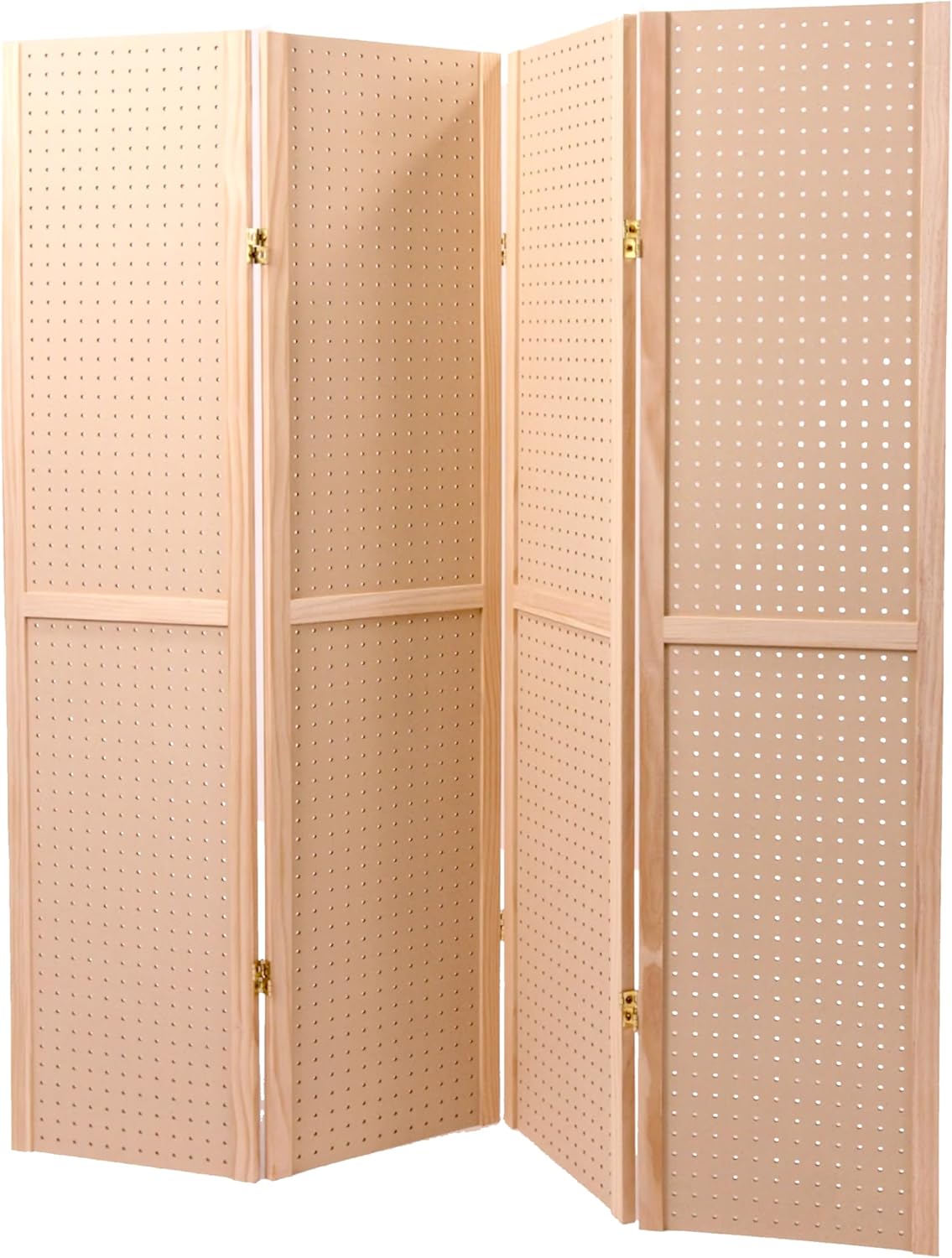 Versatile 5 Foot Folding Pegboard Stand for Crafting Displays