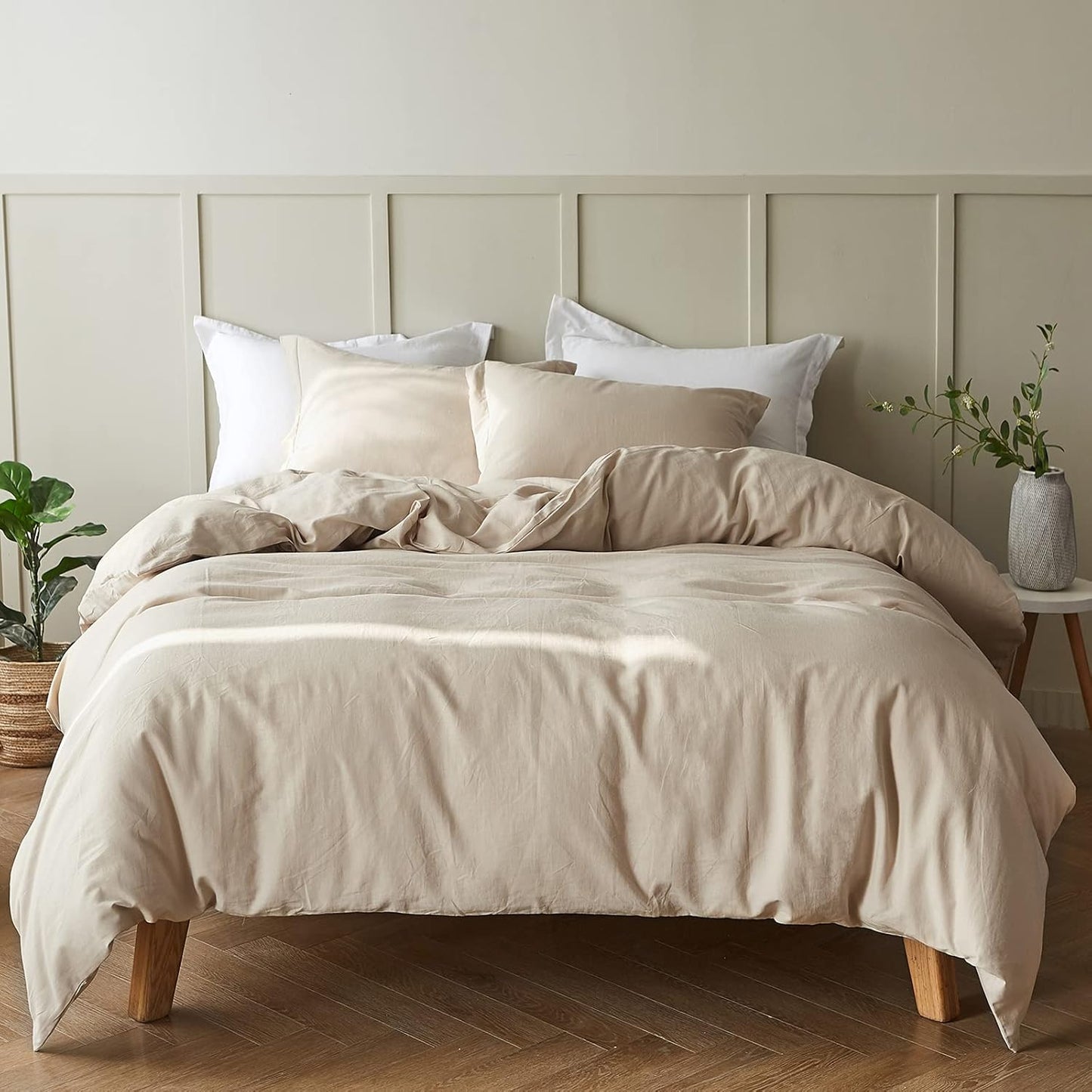 Simple&Opulence French Linen Duvet Cover Set for Cozy Bedrooms