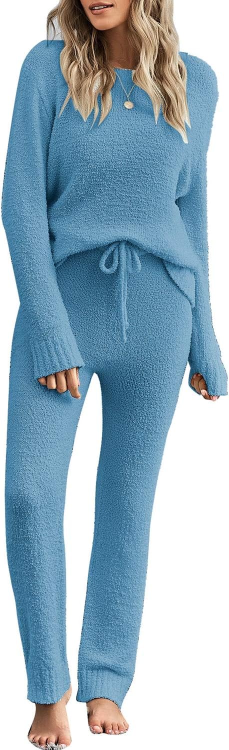 Luvamia Women's Casual Pajama Set for Cozy Loungewear Style